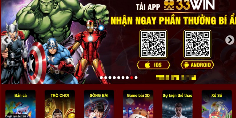 Tải app 33win giúp người chơi trải nghiệm cá cược không giới hạn